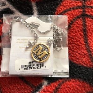 Letter M necklace